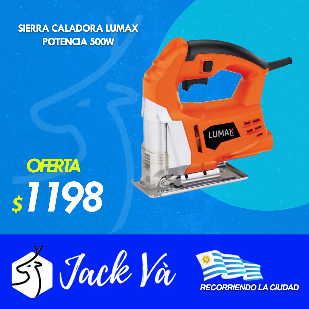SIERRA CALADORA LUMAX POTENCIA 500W, Bazar y hogar - Herramientas